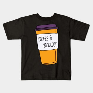 Coffee And Sociology Kids T-Shirt